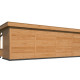 Overkapping met berging Oslo L type 10 Douglas gedroogd met potdekselplank blank