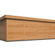 Overkapping met berging Oslo L type 11 Douglas gedroogd met potdekselplank blank