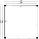 Overkapping Platdak Stavanger XL type 1 onbehandeld