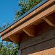 Overkapping Platdak verblijf Odense XXL Uitbreidingset Red Class Wood 300 x 460 cm excl. EPDM