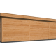Overkapping met berging Oslo XL, type 8 douglas gedroogd potdekselplank blank