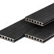 PuraShield composiet vlonderplank 2,3 x 13,8 x 300 cm, ebony black, semi-massief, fijne houtnerf, cl