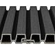 PuraTech 30 composiet triple profiel 3,3 x 17,0 x 290 cm, ebony black, fijne houtnerf