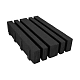 Grastegel 40x60x12 cm MP antraciet lineaire vlak 6st/lg