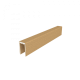 NewTechWood aluminium co-extrusie frameset t.b.v scherm i.c.m betonpalen, Red Cedar