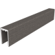 NewTechWood aluminium co-extrusie frameset t.b.v scherm i.c.m betonpalen, Silver gray