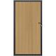 NewTechWood Co-extrusie composiet deur in aluminium frame, verticaal triple, 100 x 195 cm, Red Cedar