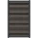NewTechWood co-extrusie composiet deur Premium in aluminium frame, horizontaal triple, 97 x 186 cm, 