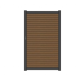 NewTechWood co-extrusie composiet deur Premium in aluminium frame, horizontaal triple, 97 x 186 cm, 