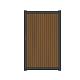NewTechWood co-extrusie composiet deur Premium in aluminium frame, verticaal triple, 97 x 186 cm, Te