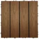 NewTechWood HKC kliktegel, 30 x 30 cm, Teak
