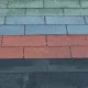 Dakshingles per pak à 3 m2, rood.