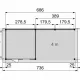 Douglas Topvision Tuinhuis Raaf, 298 x 298 en luifel 400 cm, kleurloos geïmpregneerd.