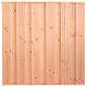 Tuinscherm lariks 11 planks Saarland 180 x 180 cm fijnbezaagd