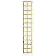 Trellis recht hardhout 180 x 30 cm