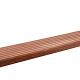 Hardhouten enkelzijdig geprofileerd dekdeel, 2,5 x 14,5 x 455 cm.
