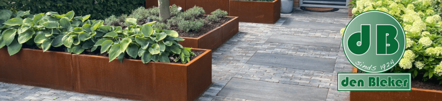 Cortenstaal plantenbakken