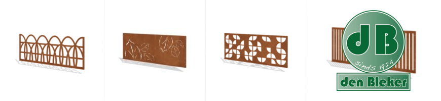 Cortenstaal sierhekwerk