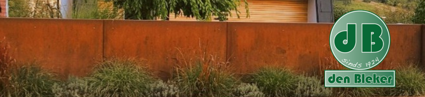 Cortenstaal schutting