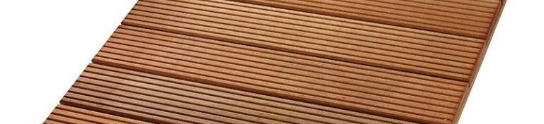 Houten, hardhouten en composiet  terrastegels