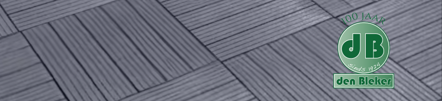 Houten en composiet  terrastegels