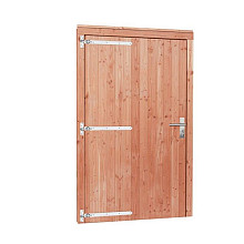 Redvision enkele deur inclusief kozijn extra breed en hoog, linksdraaiend, 119 x 209 cm.