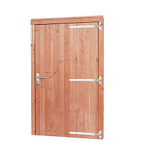Redvision enkele deur inclusief kozijn extra breed en hoog, rechtsdraaiend, 119 x 209 cm.