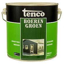 Tenco boerengroen semi-dekkend zijdeglans groen 2.5 l.