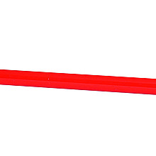 Duikelstang metaal 125 cm, rood.