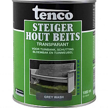 Tenco steigerhoutbeits transparant zijdeglans grey wash 1 l.