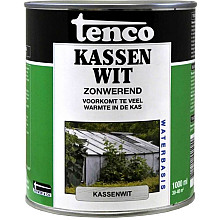 Tenco kassenwit transparant zijdeglans wit 1 l.