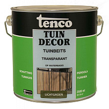 Tuindecor transparant zijdeglans lichtgroen 2.5 l.