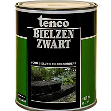 Tenco bielzenzwart dekkend zijdeglans zwart 1 l.
