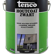 Tenco houtcoat  dekkend  zwart 5 l.
