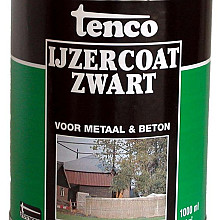 Tenco ijzercoat dekkend  zwart 1 l.