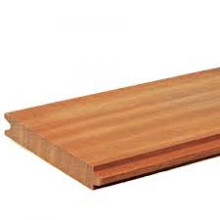 Damwand 40 mm dik x 550 cm hardhout geschaafd