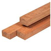 Geschaafde Hardhouten Balk 44 x 68 mm – Lengte 215 cm