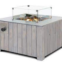 Cosicube 70 grey wash vuurtafel