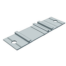 Vloer montageplaat t.b.v. balk 35x25 mm