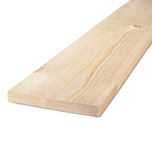 Plank vuren ruw 22 x 200 mm. x 450 cm.