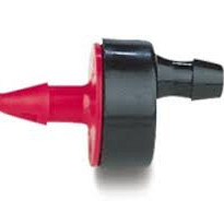 Rain Bird Insteek druppelaar kunststof 4/7 mm insteek x barbed 8ltr/h rood type XB-20PC