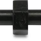 Rain Bird Verbindingspijpje PP 6 mm barbed 3,5bar zwart