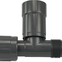 Rain Bird Verdeelstuk PVC 1" binnendraad x wartel binnendraad x buitendraad 10bar grijs type RB1201-010