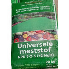 Bioflor Universele mest 9-2-6 (2mgO) 20 kg