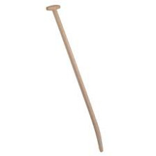 Gebogen houten steel voor bats of hooivork – 120 cm
