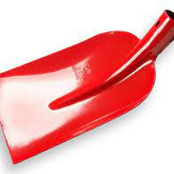 Talen Tools – Betonschop – Gehard staal – Rood – 35 x 22 cm – Zonder steel