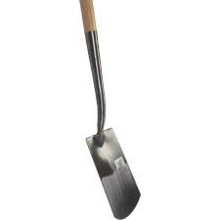 Talen Tools – Spade – Met hals – Blank geslepen – Essenhouten steel – 100 cm