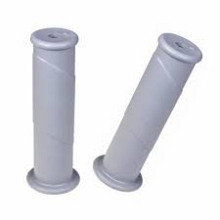 Handvat 30 mm rond grijs (set verpakt)