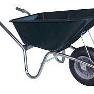 Tuin kruiwagen verzinkt frame 100 L groen