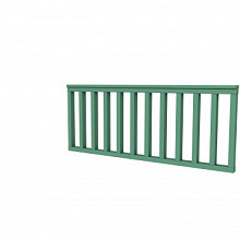 Vuren hekwerk type A 178,5 x 73 cm, jungle groen gespoten.